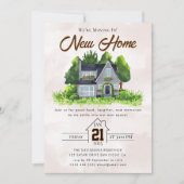 housewarming-uitnodiging kaart (Voorkant)