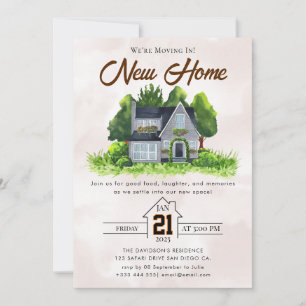 housewarming-uitnodiging kaart