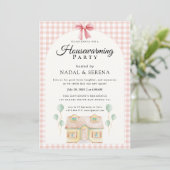 housewarming-uitnodiging kaart (Staand voorkant)