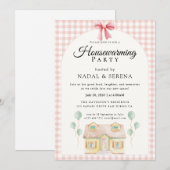 housewarming-uitnodiging kaart (Voorkant / Achterkant)