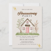 housewarming-uitnodiging kaart (Voorkant)