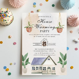 housewarming-uitnodiging kaart