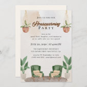 housewarming-uitnodiging kaart (Voorkant / Achterkant)