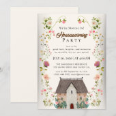 housewarming-uitnodiging kaart (Voorkant / Achterkant)