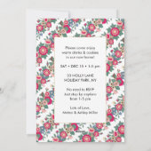 Housewarming Vakantie Open Huis Uitnodiging (Achterkant)