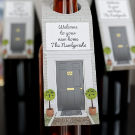 Housewarming Welkom in je Nieuwe Thuis Flessenhanger