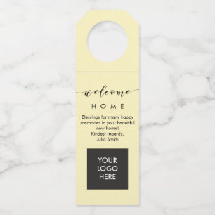 Housewarming Wine Bottle Hanger for Realtors