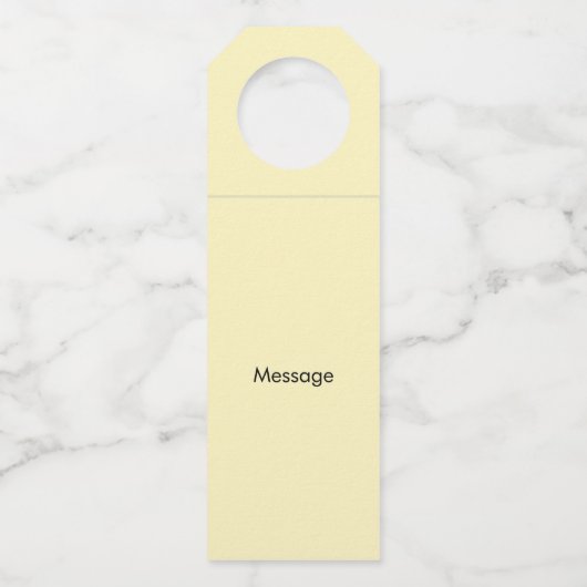 Housewarming Wine Bottle Hanger for Realtors (Achterkant)