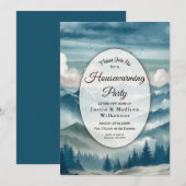 Housewarmingfeest 'Echoes Through the Misty Pines' Kaart (Voorkant / Achterkant)