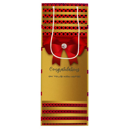 Housewarmingfeest & Meer- Wijn Cadeautas (Voorkant)