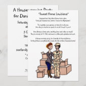 Housewarmingfeest Militaire Kaart (Voorkant / Achterkant)