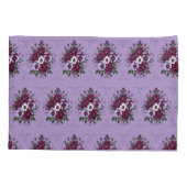 Housse d'Oreiller - Bouquet de Violettes Kussensloop (Achterkant)