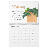 Houst Planten Kalender (Feb 2027)