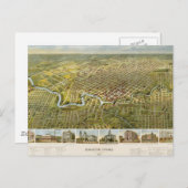 Houston 1891 briefkaart (Voorkant / Achterkant)