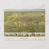 Houston 1891 briefkaart (Voorkant)