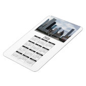 Houston 2020 Full Year Magnetic Calendar One Photo Magneet (Linkerzijde)