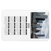 Houston 2020 Full Year Magnetic Calendar One Photo Magneet (Horizontaal)