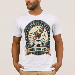 Houston 2026 Wereldkampioenschap Gaststad Vintage T-shirt