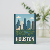 HOUSTON Ansichtkaart Briefkaart (Staand voorkant)