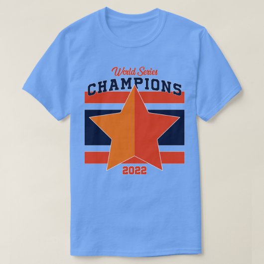 Houston Baseball 2022 Wereldkampioen T-shirt (Design voorkant)