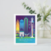 Houston Briefkaart (Staand voorkant)
