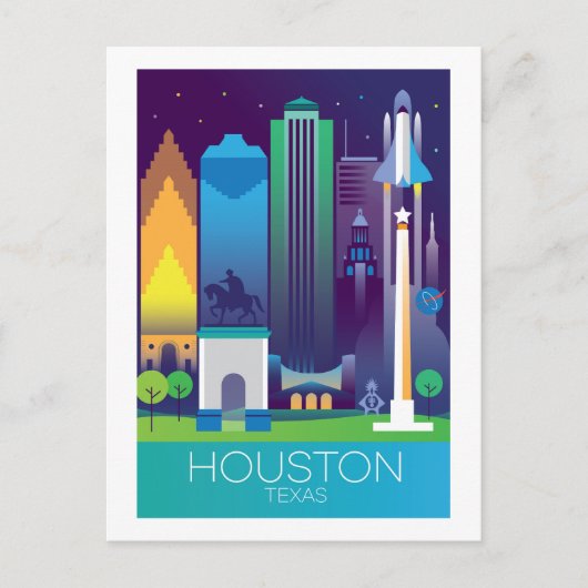 Houston Briefkaart (Voorkant)