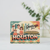 Houston Briefkaart (Staand voorkant)