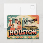 Houston Briefkaart (Voorkant / Achterkant)
