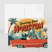 Houston Briefkaart (Voorkant / Achterkant)