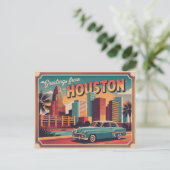 Houston Briefkaart (Staand voorkant)