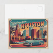 Houston Briefkaart (Voorkant / Achterkant)
