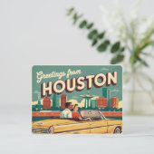 Houston Briefkaart (Staand voorkant)
