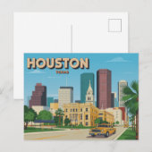 Houston Briefkaart (Voorkant / Achterkant)
