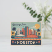 Houston Briefkaart (Staand voorkant)