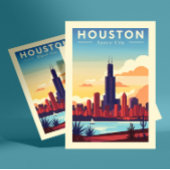  Houston Briefkaart