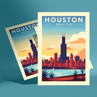 Houston Briefkaart