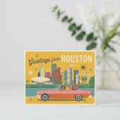 Houston Briefkaart (Staand voorkant)