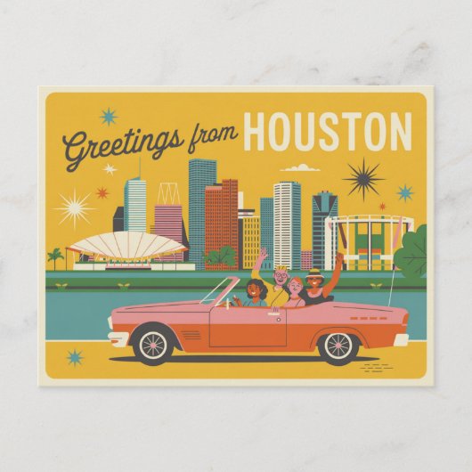 Houston Briefkaart (Voorkant)