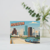 Houston Briefkaart (Staand voorkant)