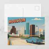 Houston Briefkaart (Voorkant / Achterkant)