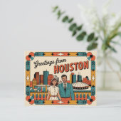 Houston Briefkaart (Staand voorkant)