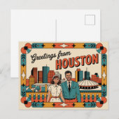 Houston Briefkaart (Voorkant / Achterkant)