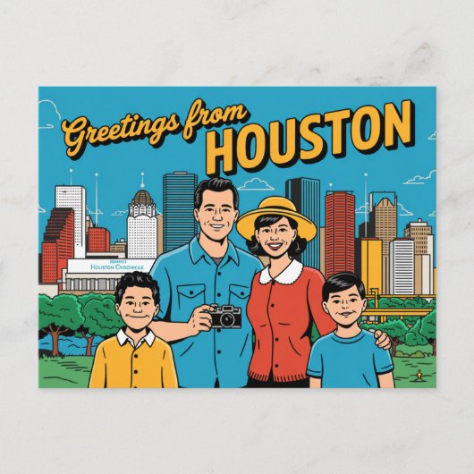 Houston Briefkaart (Voorkant)
