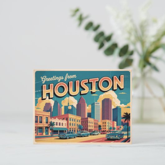 Houston Briefkaart (Staand voorkant)