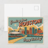  Houston Briefkaart | Groeten uit Houston (Voorkant / Achterkant)