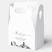 Houston bruiloft gepersonaliseerde gunst box bedankdoosjes (Geopend)