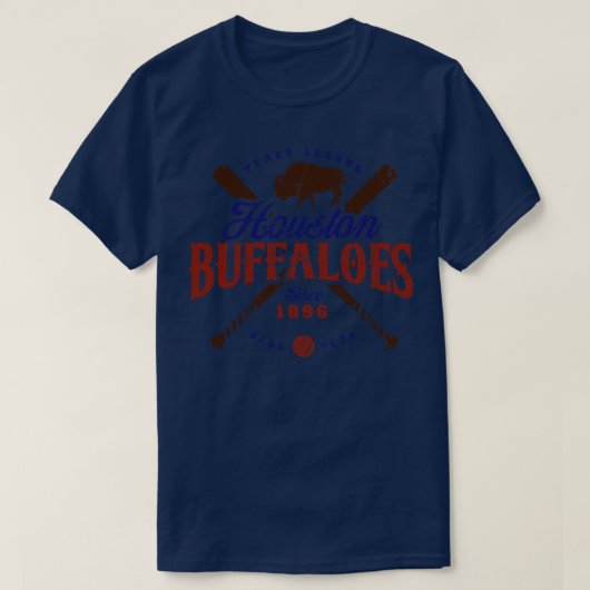 Houston Buffaloes T-shirt (Design voorkant)