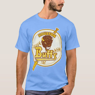 Houston Buffalos Retro Teruggetrokken familiefonds T-shirt
