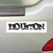 HOUSTON (bumpersticker) Bumpersticker (Op auto)