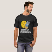 Houston Cat Problem Quantum Mechanics Science Phys T-shirt (Voorkant volledig)